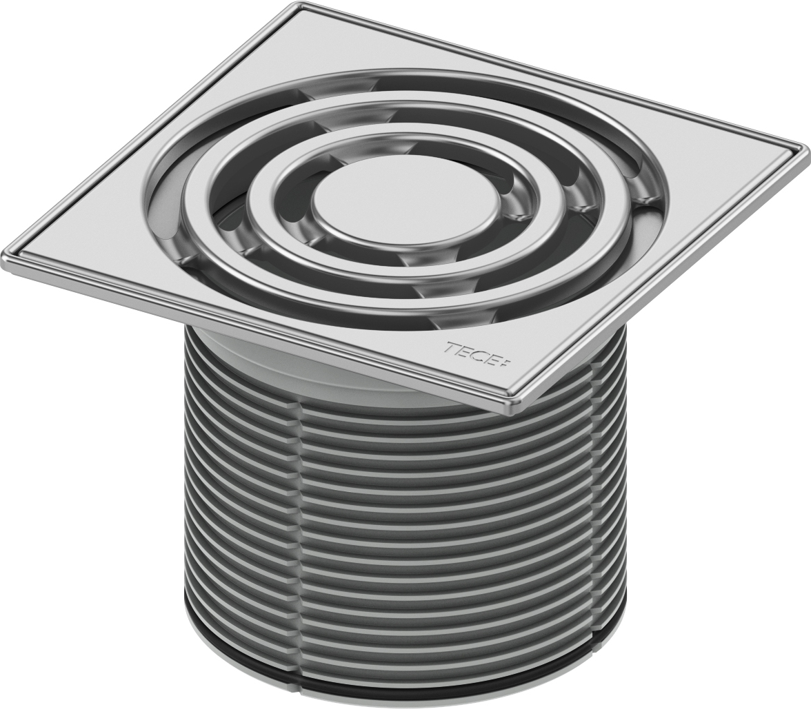 

Решетка TECE TECEdrainpoint S 3660004 с монтажным элементом, Хром, TECEdrainpoint S 366 00 04
