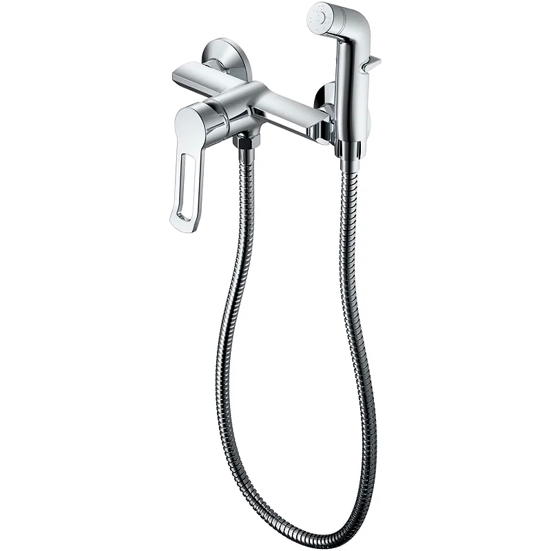 

Гигиенический душ Haiba HB556 HB55556 со смесителем, Хром, HB556 HB55556