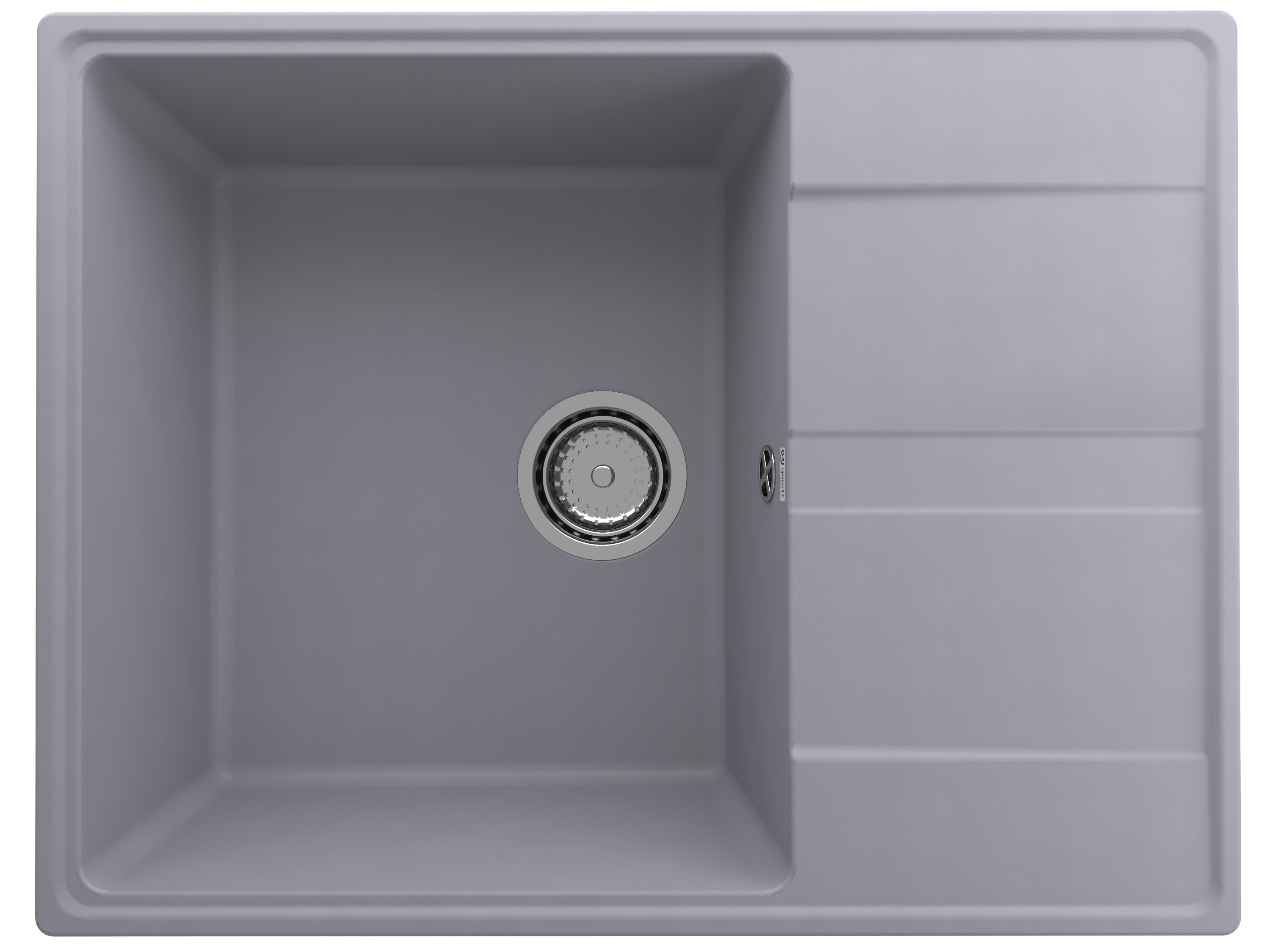 

Мойка кухонная Ulgran Quartz Prima 650-05 65х50 см, бетон, Серый, Prima 650-05
