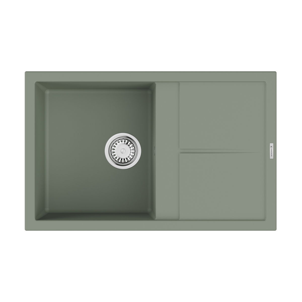 

Мойка кухонная Omoikiri Sumi 79A 4997099 79х50 см wind green, Зеленый, 4997099