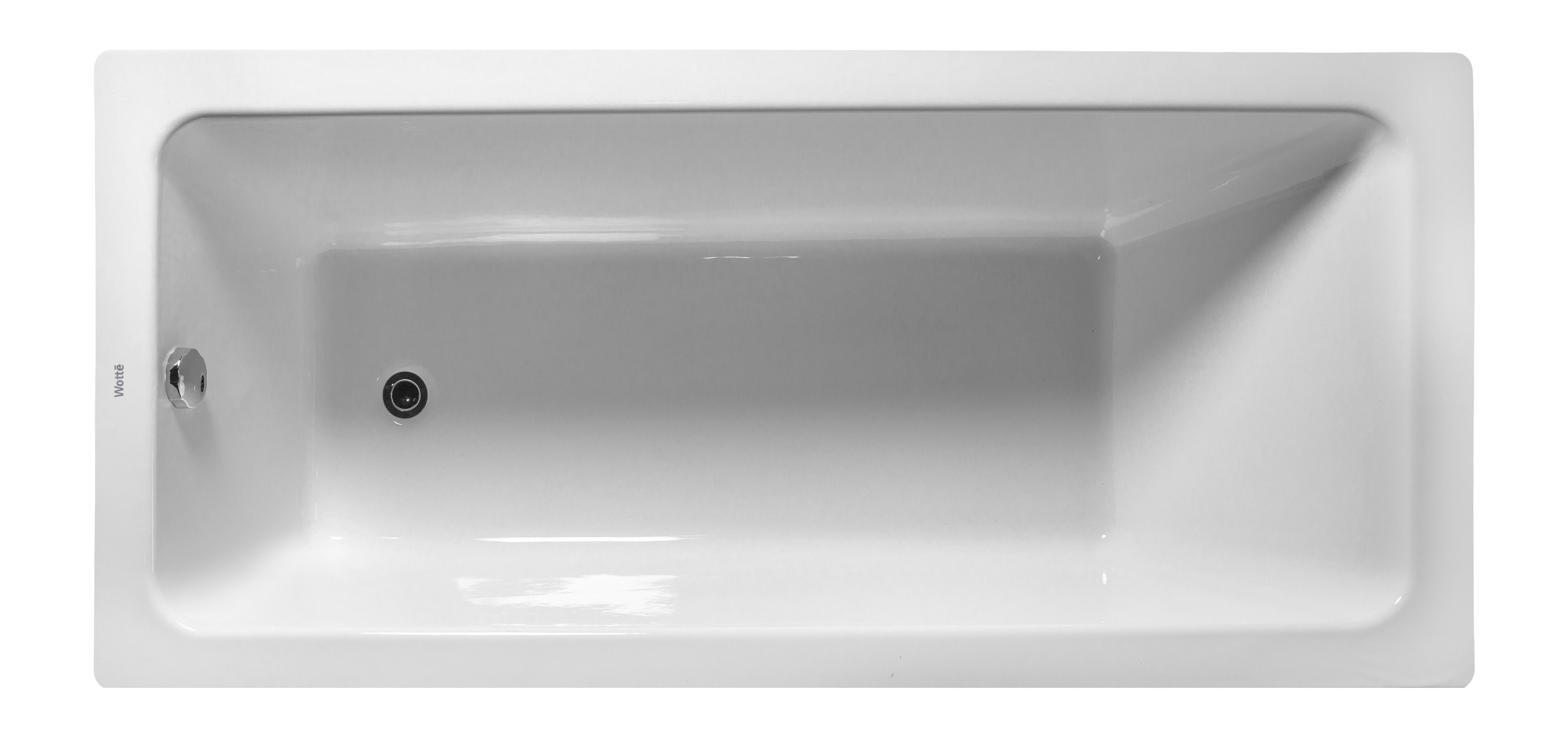 

Чугунная ванна Wotte Line 170x80 без ножек (БП-э00д1473), Белый, БП-э00д1473