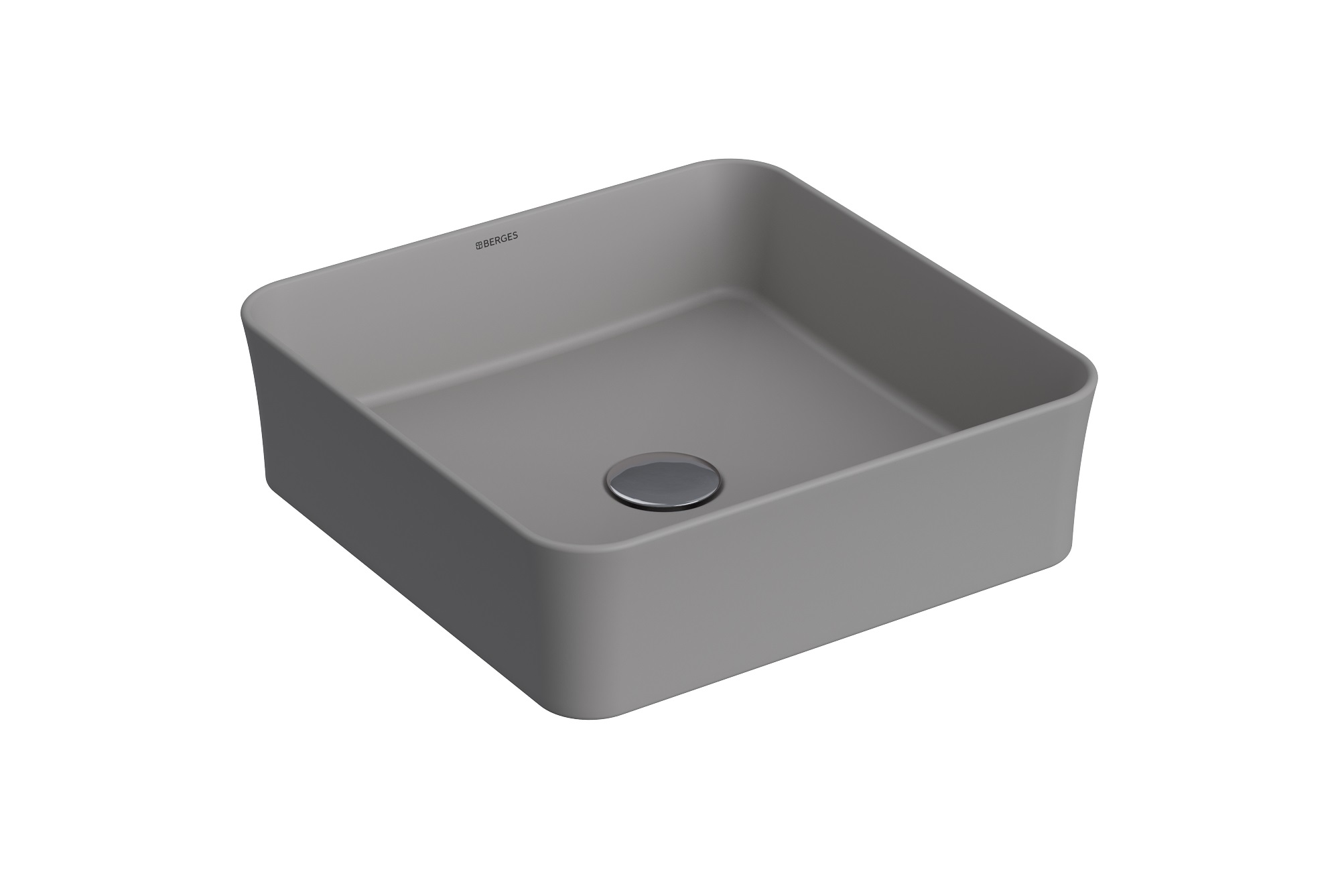 

Раковина Berges Ego SL 181060 38х38 серый матовый, 181060