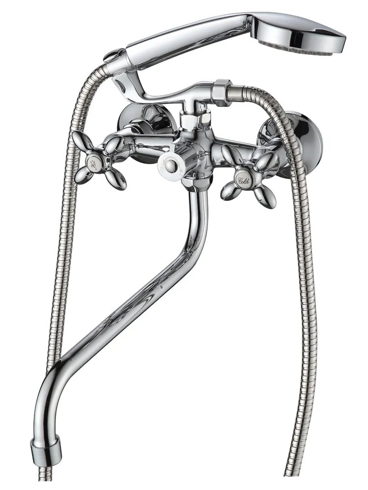

Смеситель Ammore A4388 для ванны с душем, Хром, A4388