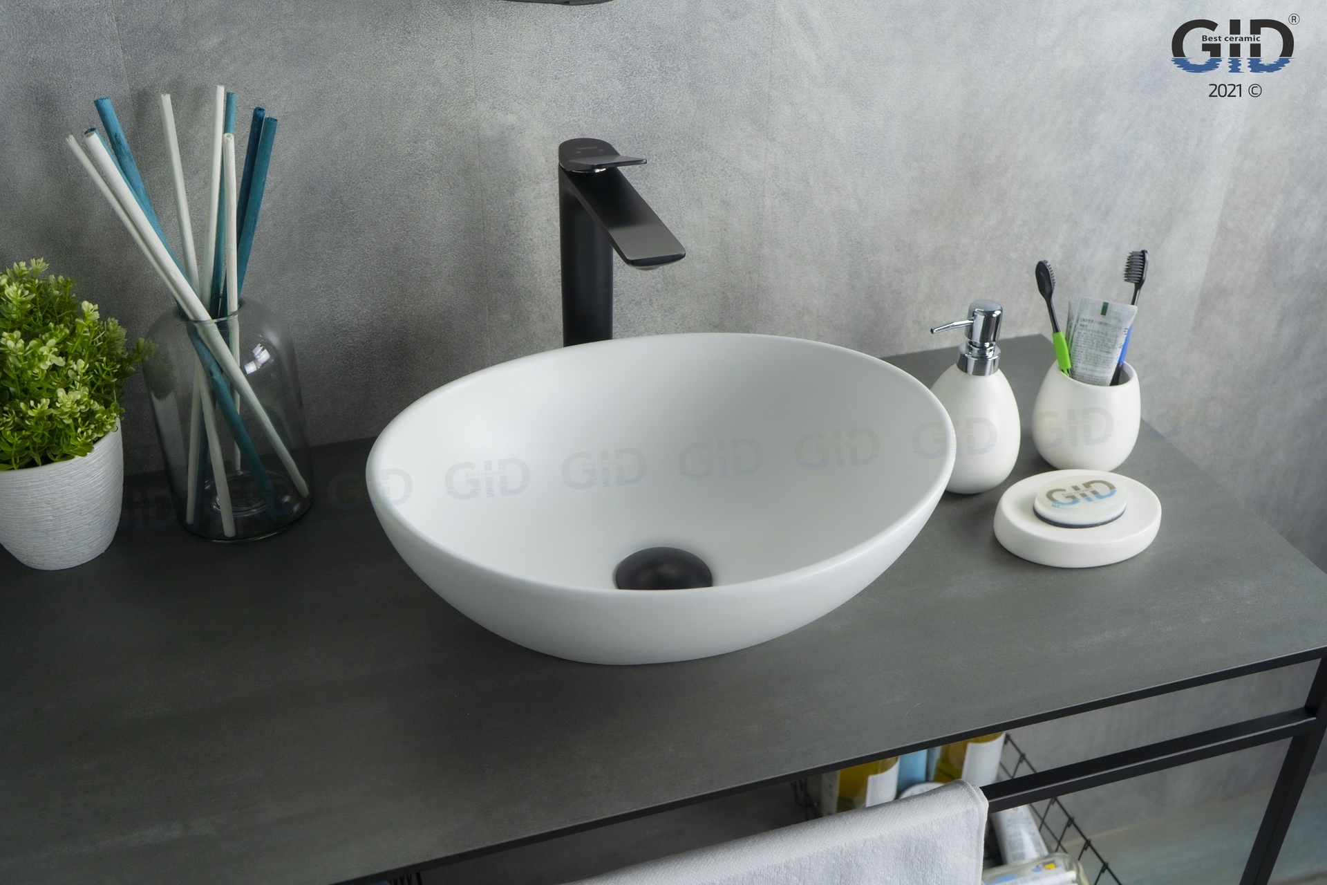 

Раковина Gid Lago N900 накладная 41х34 белая, Белый, Lago N900