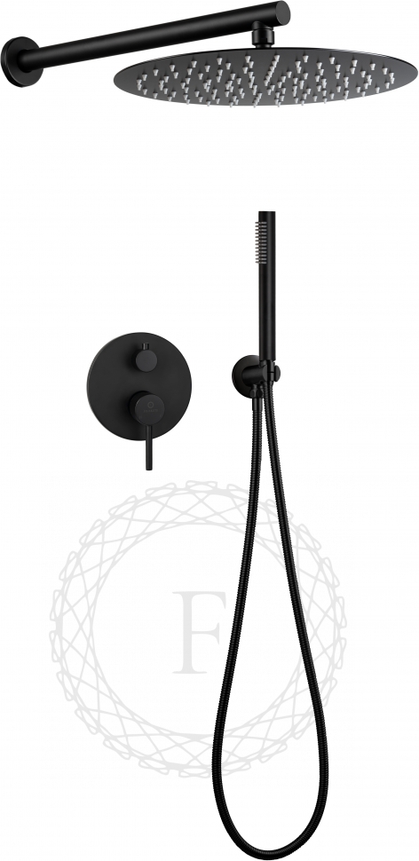 

Душевой комплект Filarete Roun FL1023BL, Черный, FL1023BL