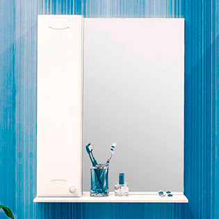 

Зеркало-шкаф Sanflor Карина 50 L, Белый, Карина 50