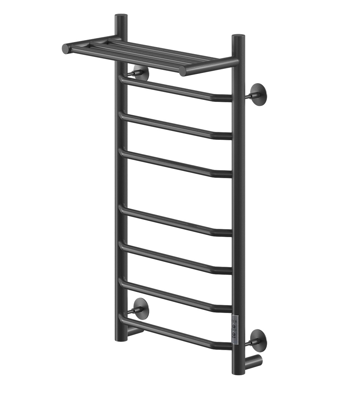 

Электрический полотенцесушитель Ника Way-3 80/50 с полкой RAL9005 черный матовый U, Way-3 WAY-3 80/50 с/п черн U