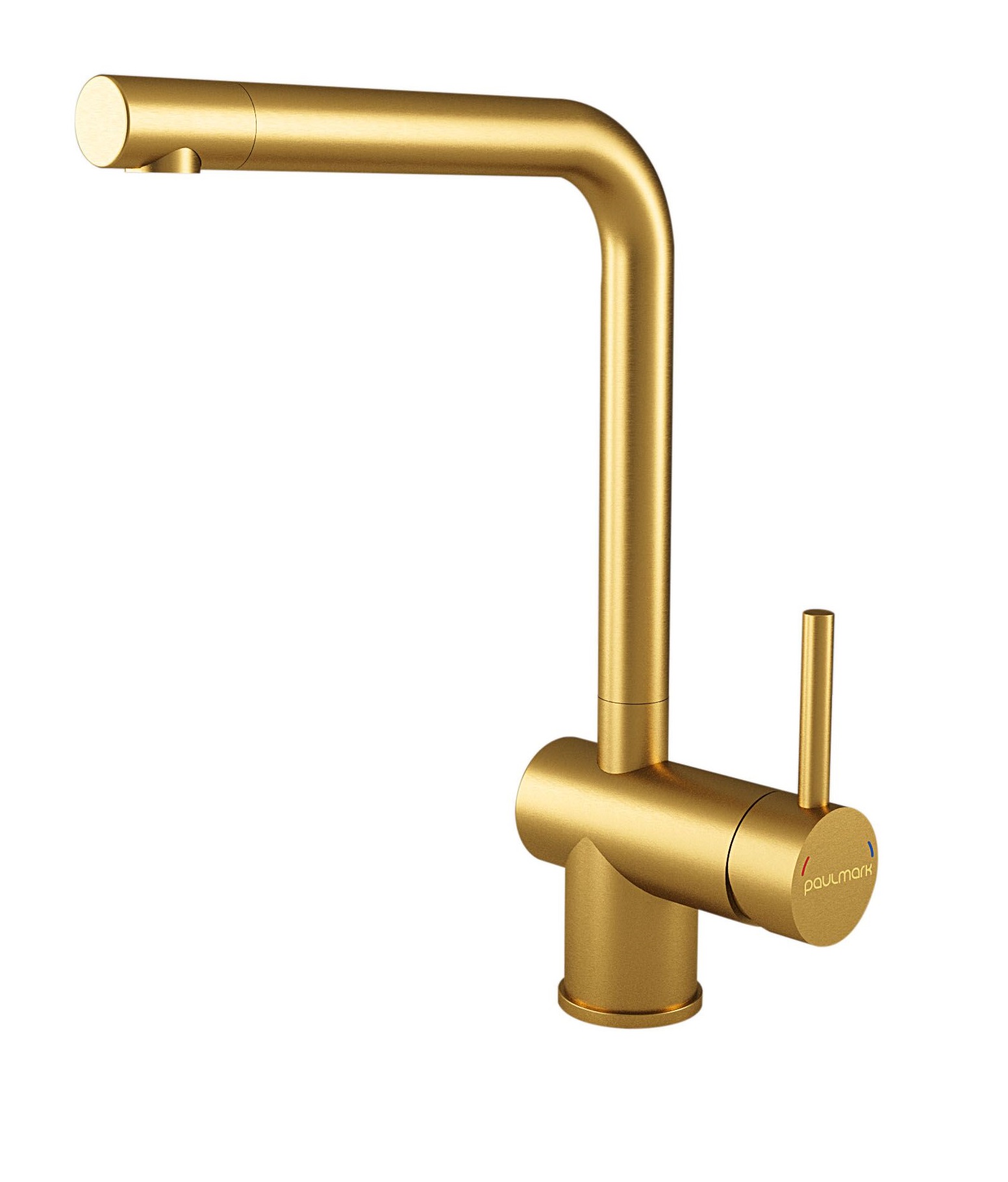 

Смеситель для кухонной мойки Paulmark Spring Sp212067-BG брашированное золото, Sp212067-BG