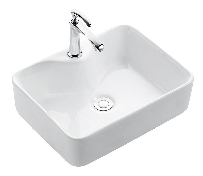 

Раковина CeramaLux 7291 накладная, Белый, N 7291