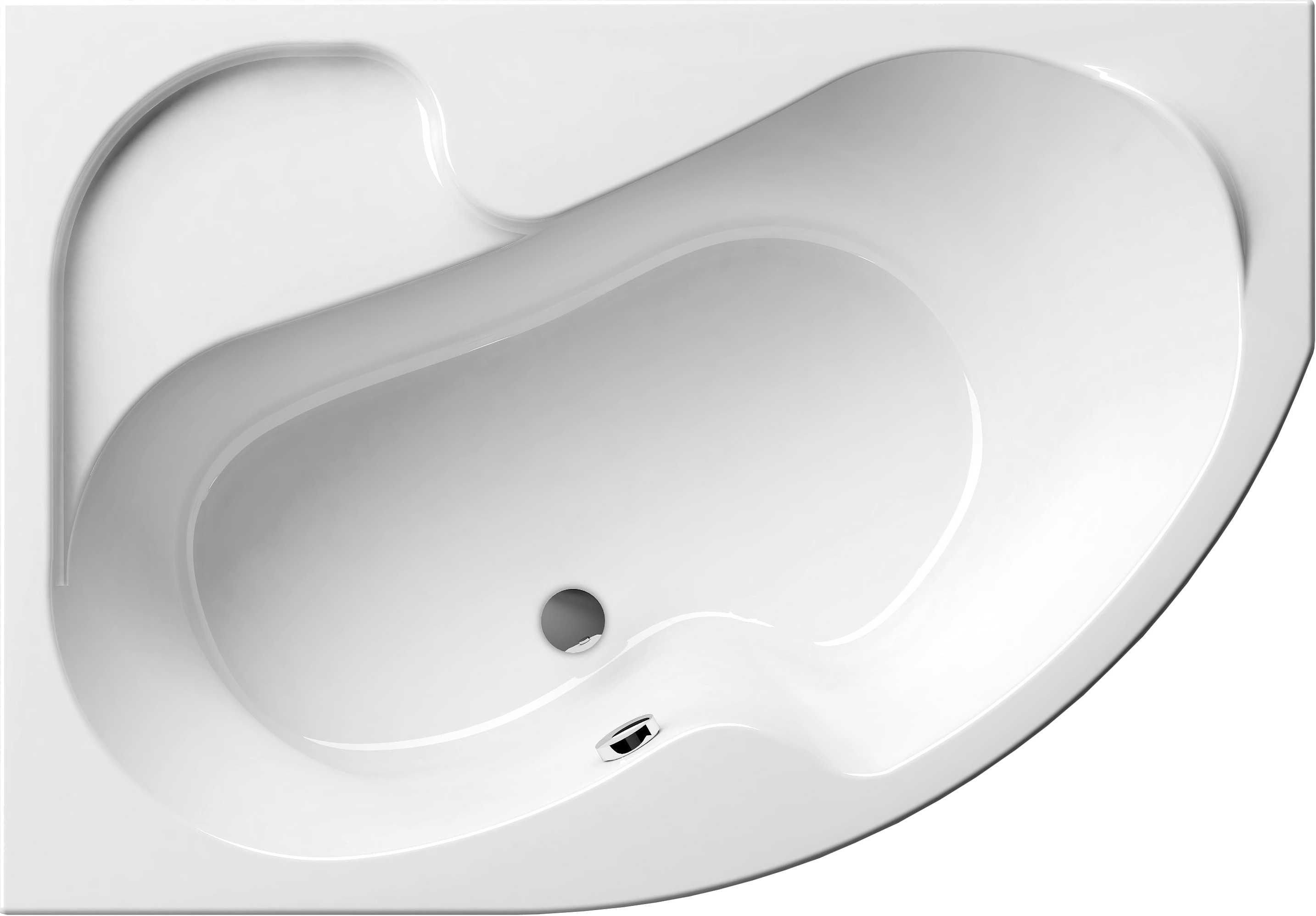

Акриловая ванна Ravak Rosa I 150х105 L, Белый, Rosa I L