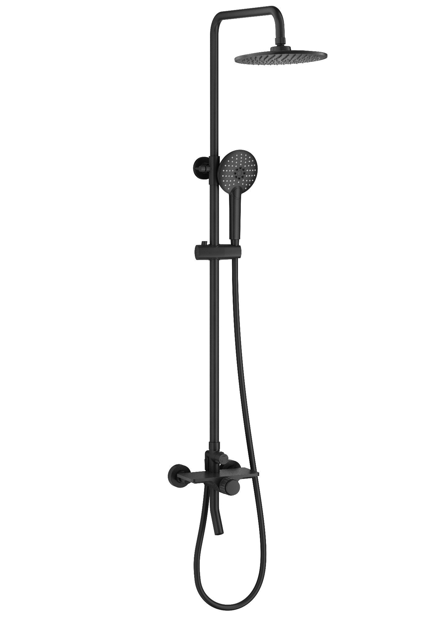 

Душевой комплект Wonzon & Woghand WW-N3S962-MB черный, WW-N3S962-MB