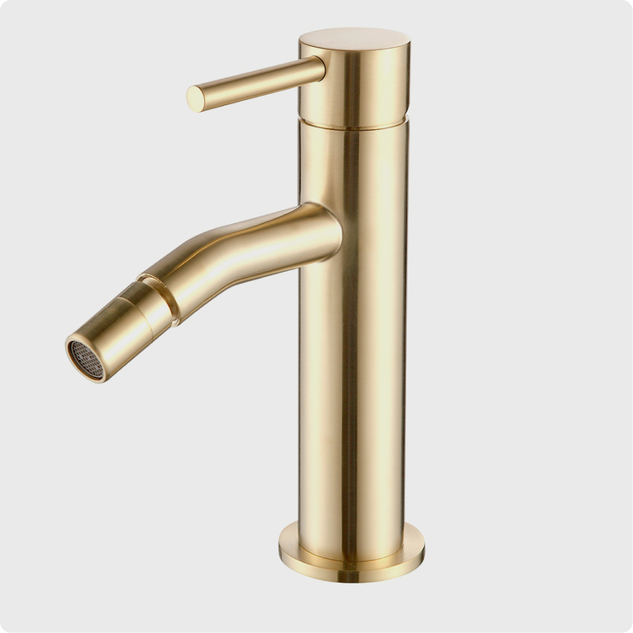 

Смеситель для биде AQUAme Siena AQM6216BG золото шлифованное, AQM6216BG