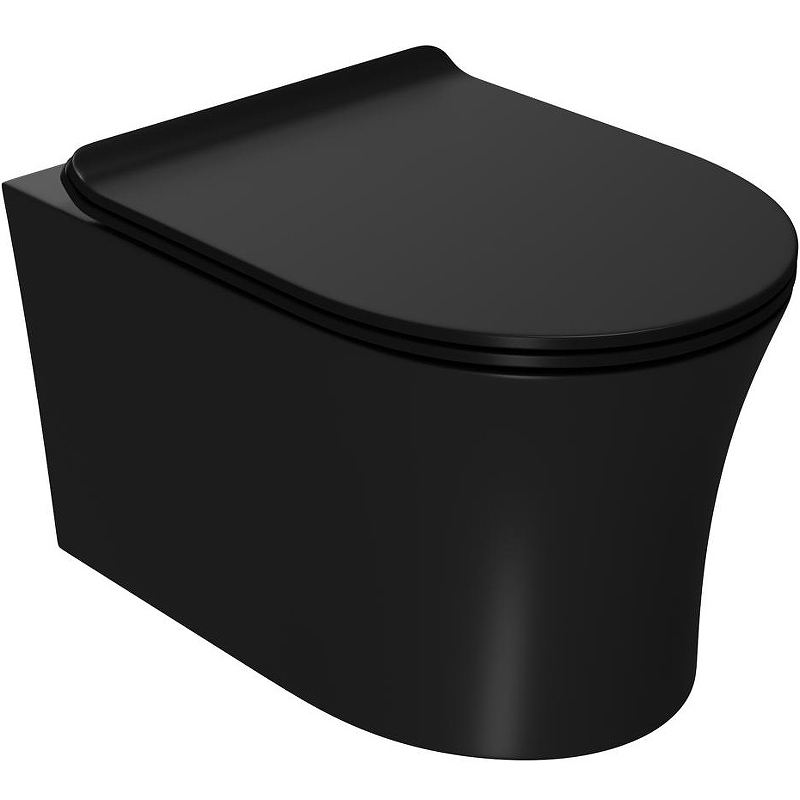 

Унитаз подвесной Point Вега PN41711BM черный матовый, PN41711BM