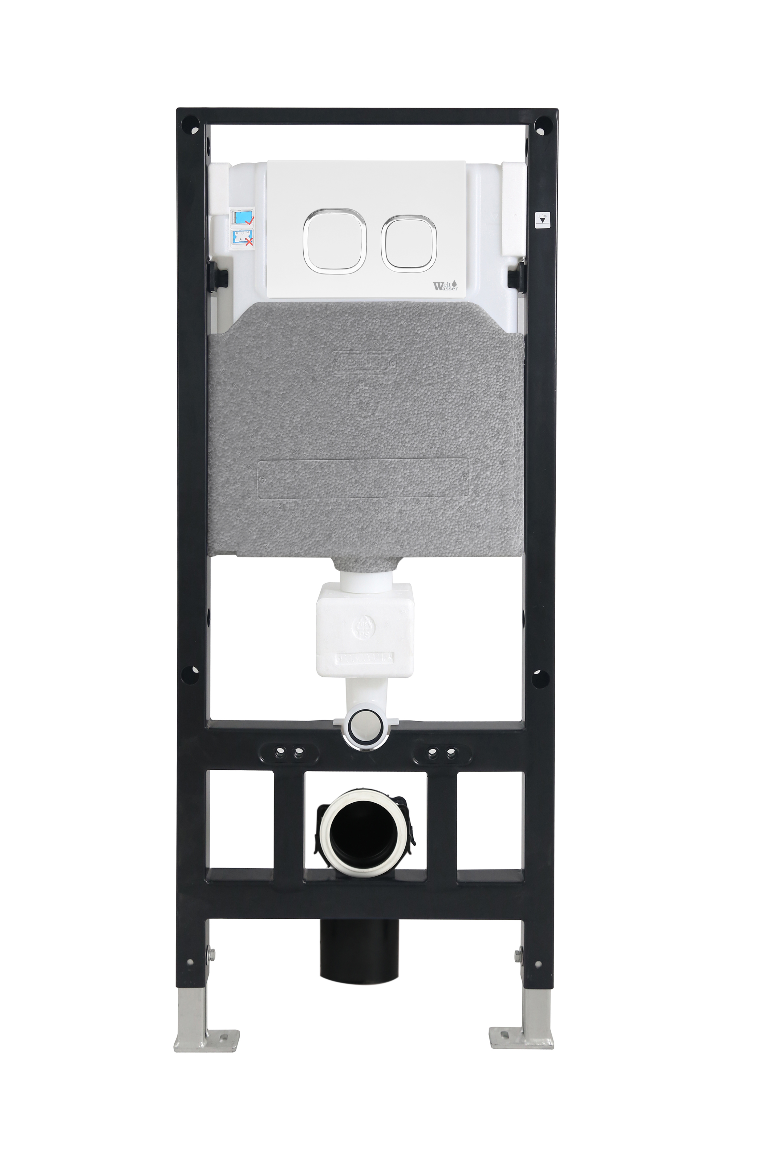 

Инсталляция для унитазов WeltWasser WW INS AMBERG 506 с кнопкой на выбор, AMBERG 506