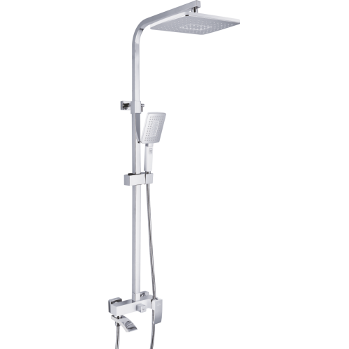 

Душевая стойка Rose R1556F белая/хром, Белый, R1556F