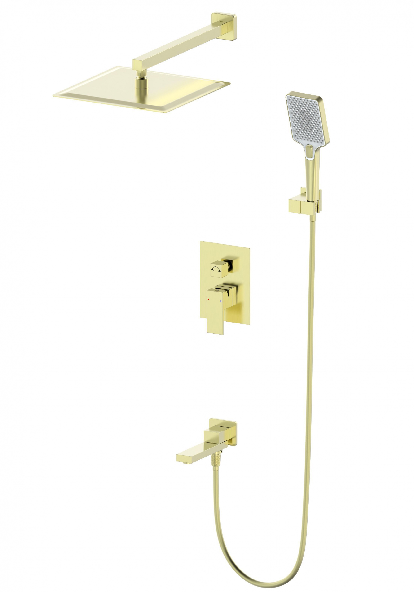 

Душевой комплект Wonzon & Woghand WW-88939016-BG золото, Золотой, WW-88939016-BG