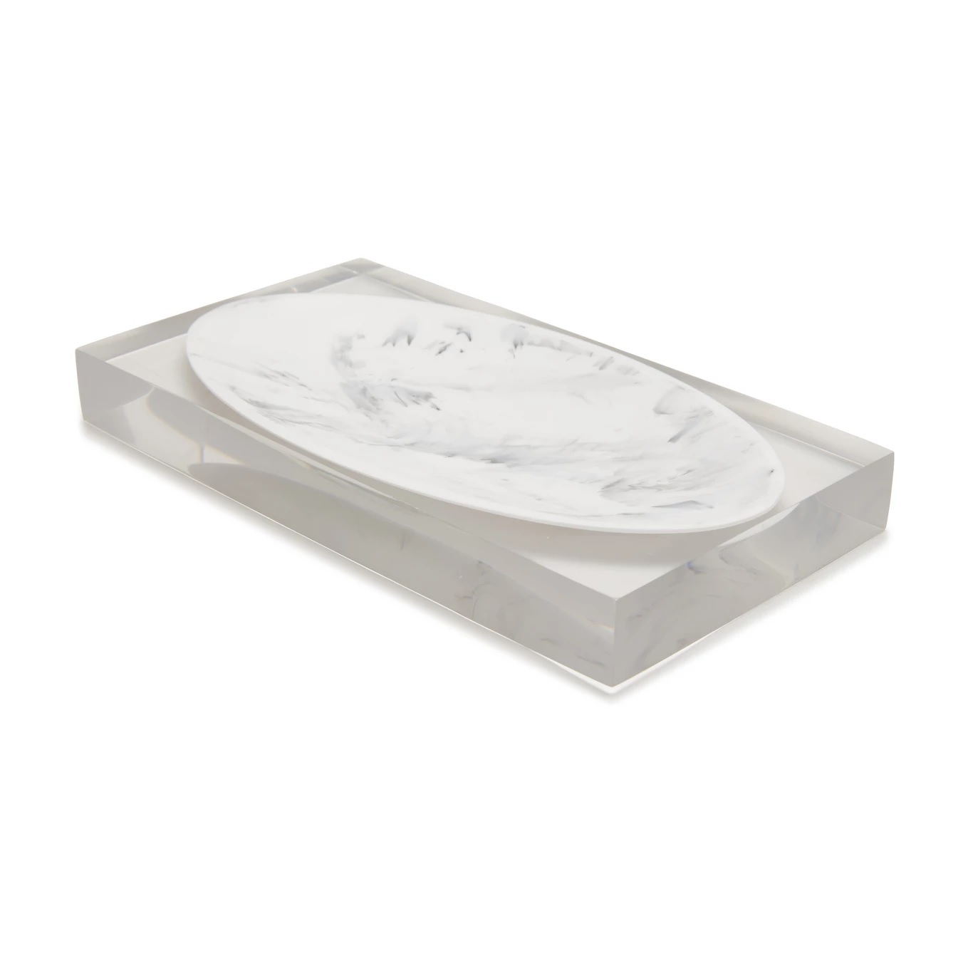 

Подставка для предметов Kassatex Ducale White ADE-TR-WB, Белый / прозрачный, ADE-TR-WB