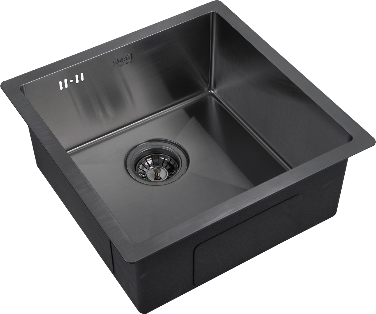 

Мойка кухонная Zorg Inox PVD 4444 grafit, Черный, Inox PVD 4444