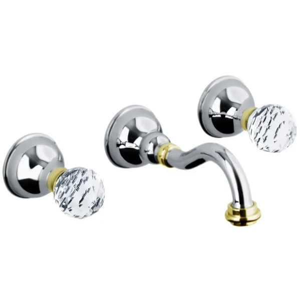 

Смеситель Webert Karenina KA750404017 для раковины хром/золото, KA750404017