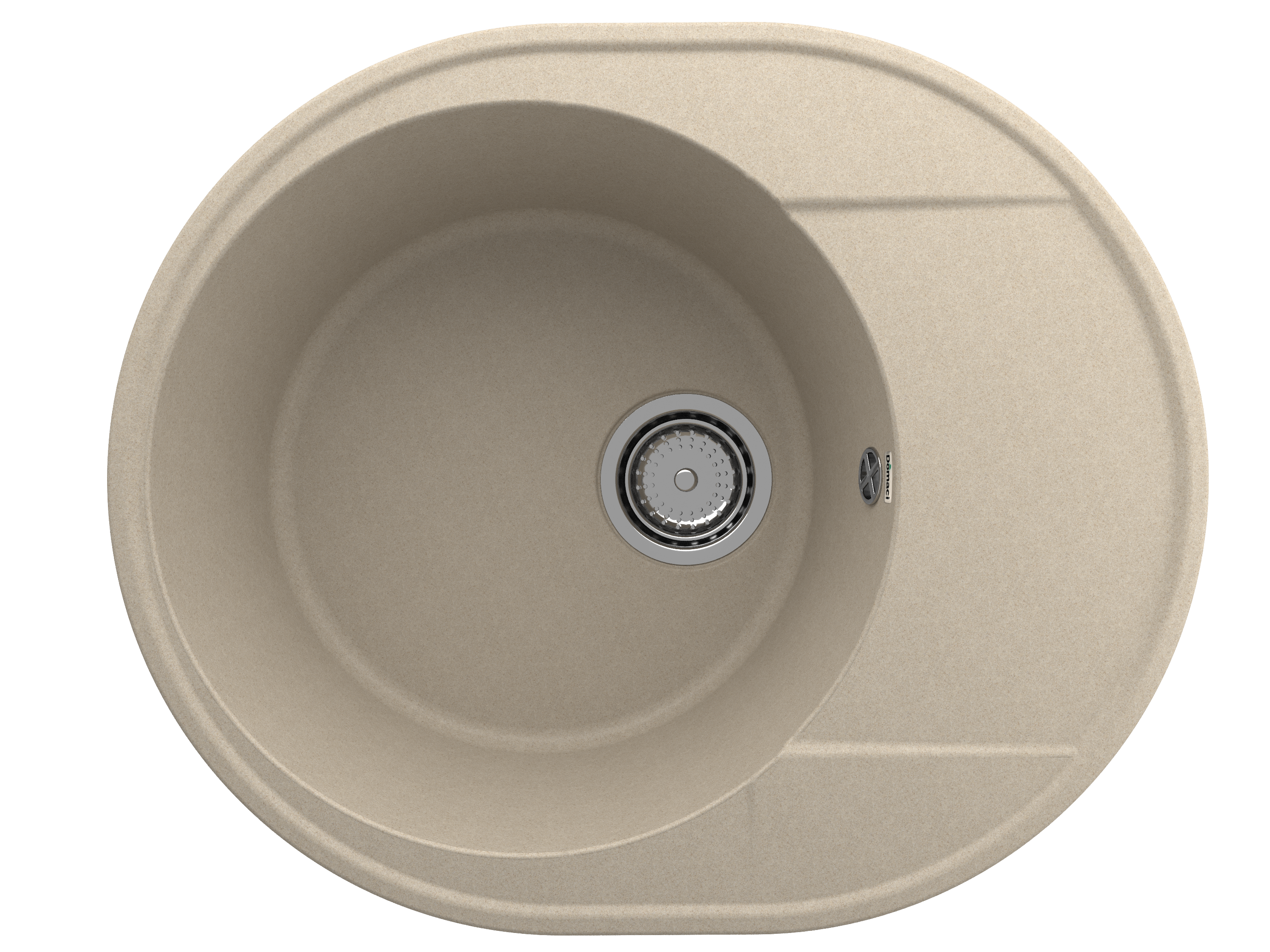 

Мойка кухонная Domaci Солерно DN 585-03, Бежевый, DN 585-03