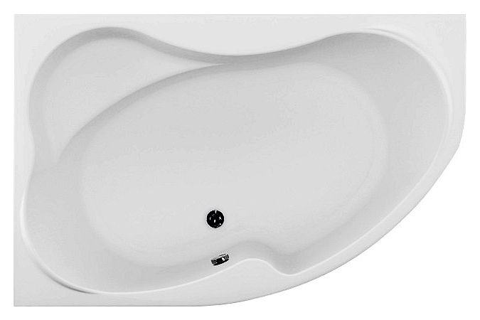 

Акриловая ванна Aquanet Capri 160x100 L с каркасом, Белый