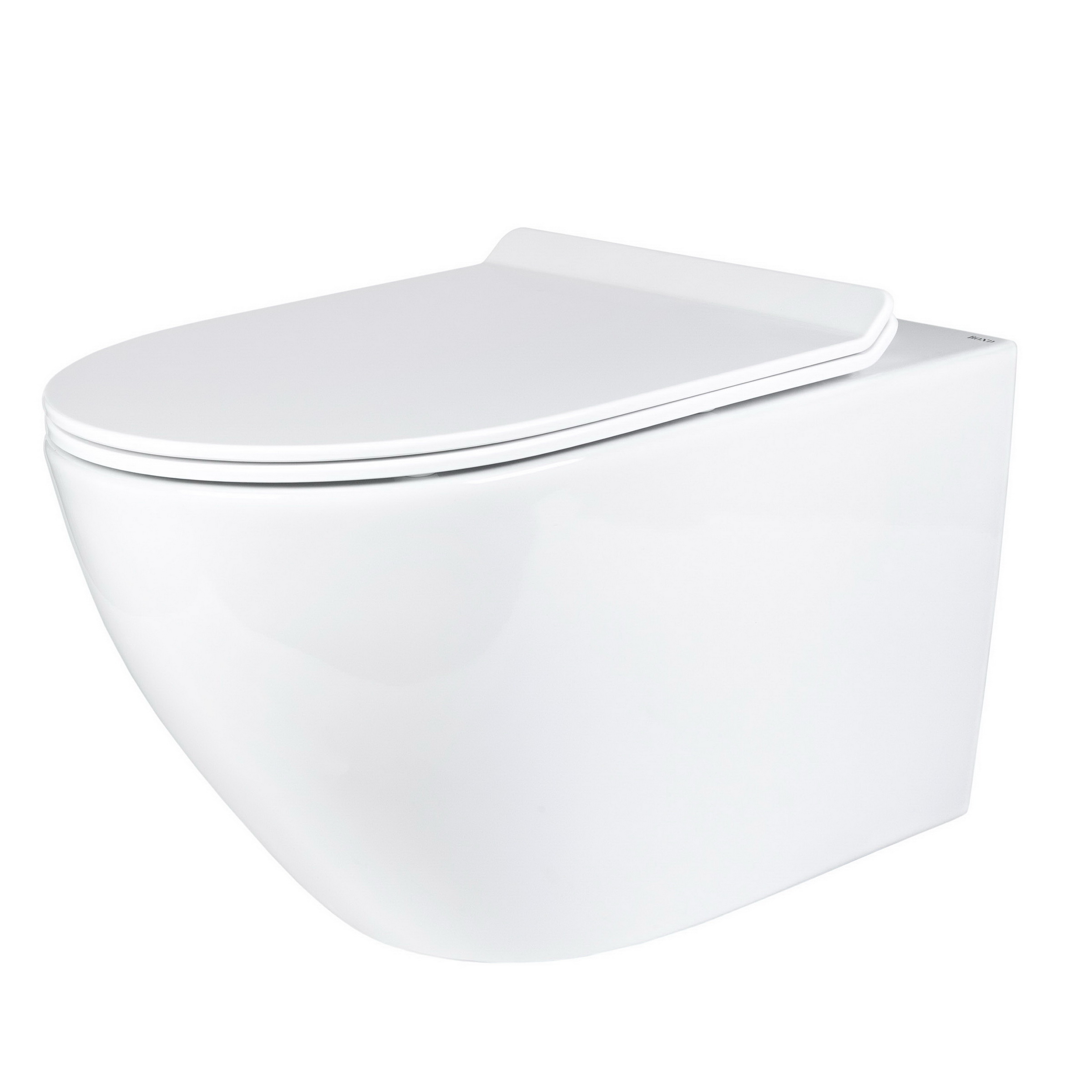 

Унитаз подвесной Bond Oval F01-10Long безободковый, с сиденьем микролифт, белый, F01-10Long