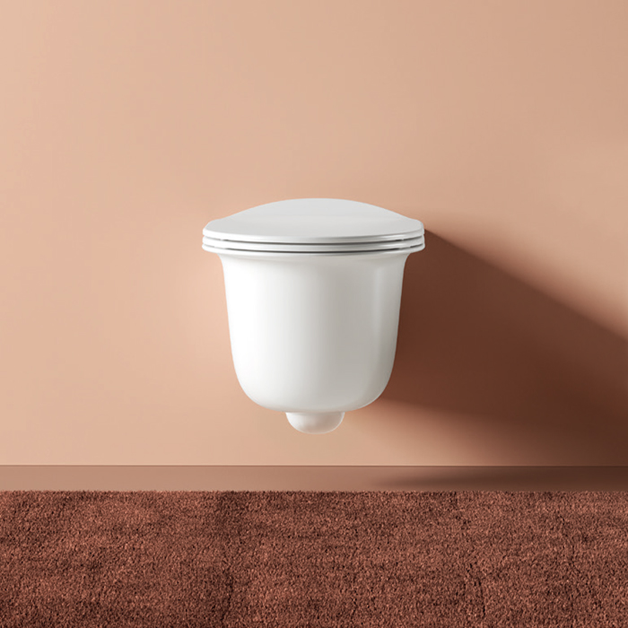 

Унитаз подвесной ArtCeram Chic CHV001 05 00 белый матовый, CHV001 05 00