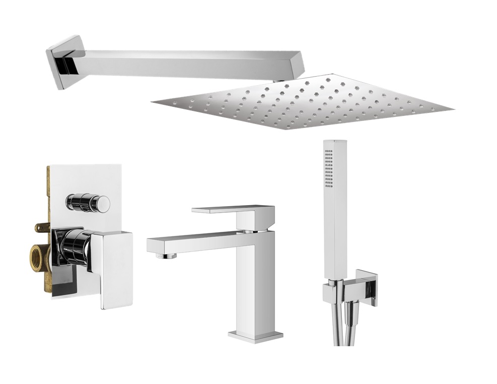 

Душевой комплект Plumberia Selection Tag KITTG15CR53 хром, KITTG15CR53