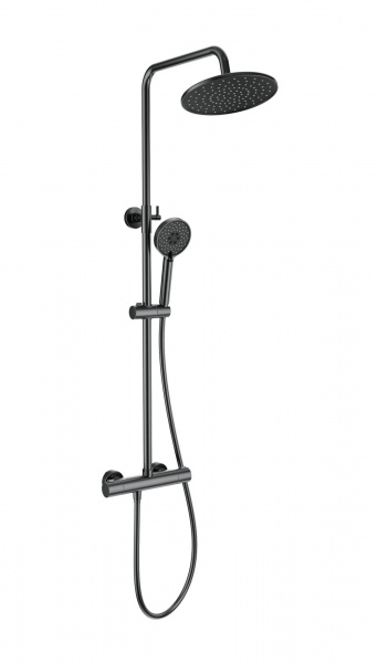 

Душевой гарнитур Wonzon & Woghand WW-B3047-A-BGG темный графит, WW-B3047-A-BGG