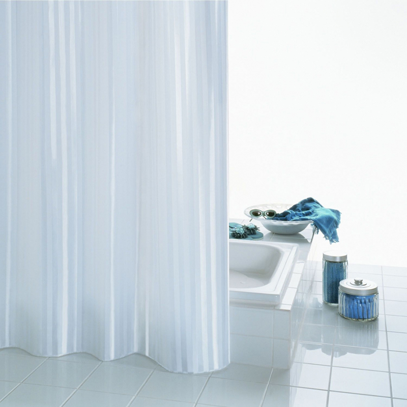 

Штора для ванной Ridder Satin 47851 белая, Белый, Satin 47851