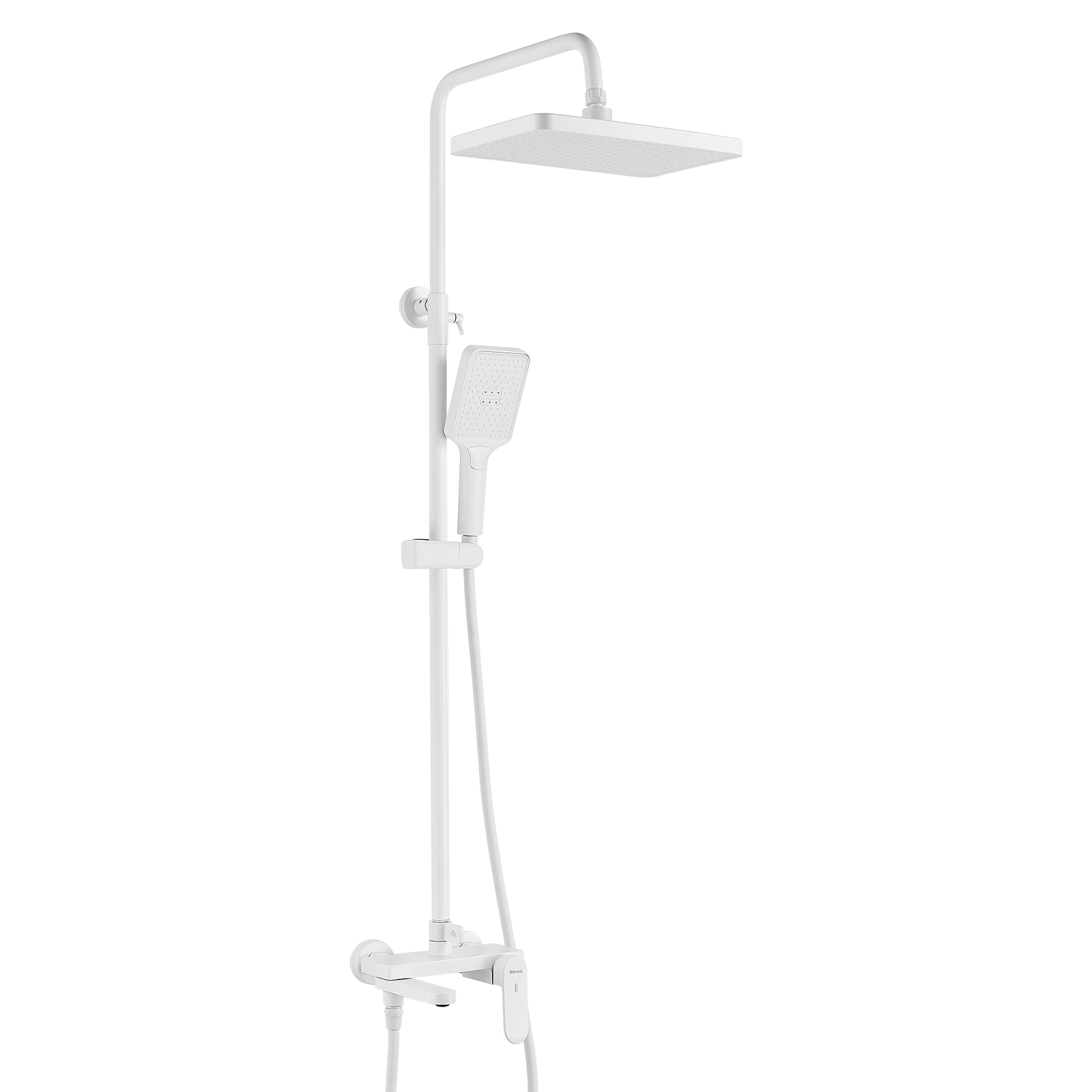 

Душевая стойка Shevanik S4536C белая, Белый, S4536C