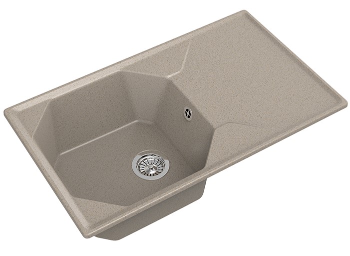 

Мойка кухонная GranFest UNIQUE GF-U-840L песочный, GF-U-840L