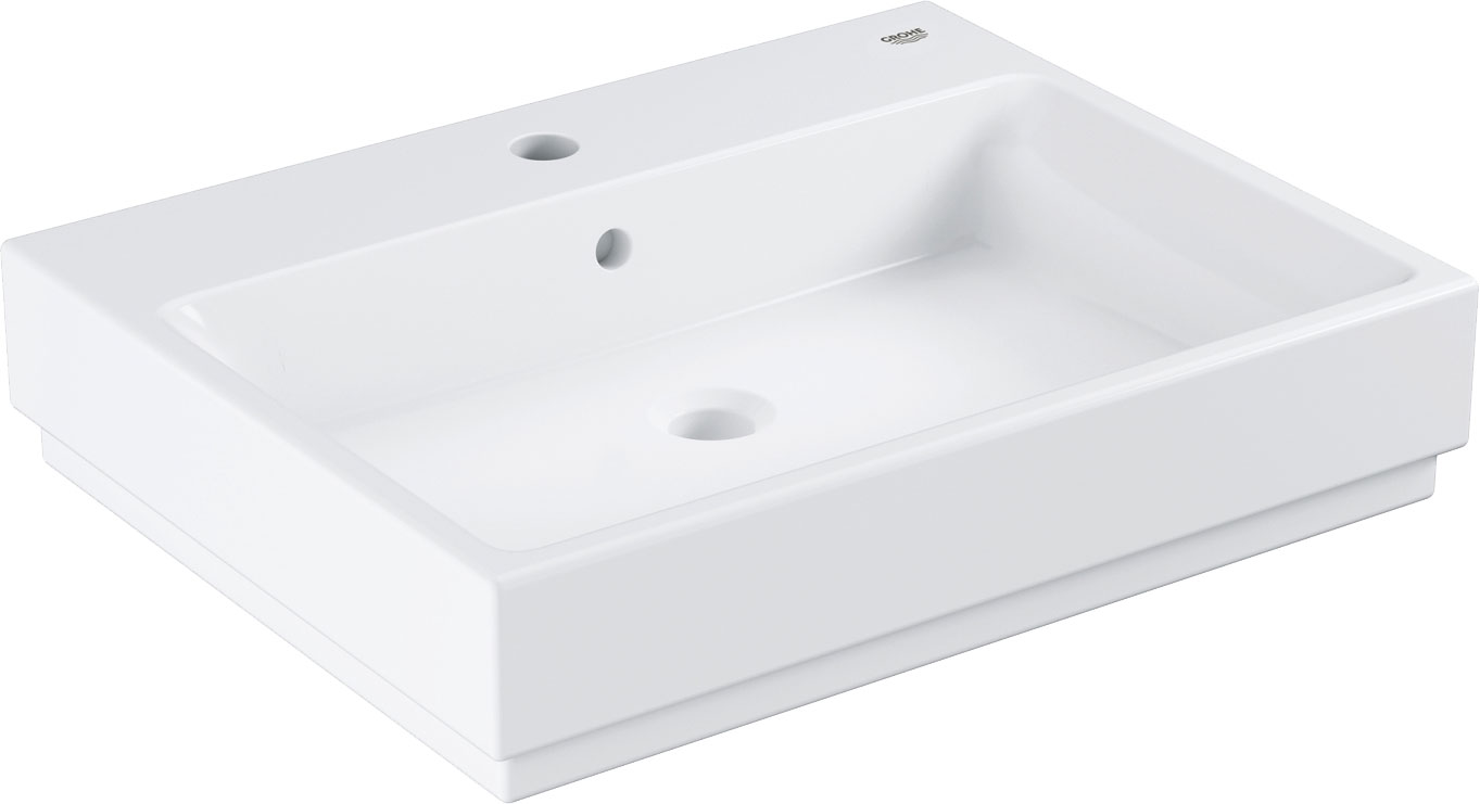 

Раковина Grohe Cube Ceramic 3947700H накладная 60 см, Белый, Cube Ceramic 3947700H