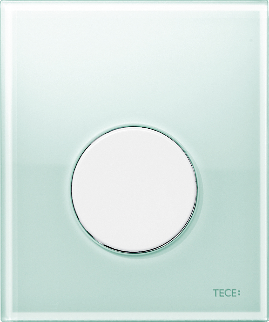 

Кнопка смыва TECE Loop Urinal 9242651 зеленое стекло, кнопка белая, Белый;зеленый, Loop Urinal 9242651