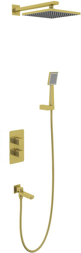 

Душевая система Timo Petruma SX-5049/17SM встраиваемая, 3-х режимная, с термостатом, золото матовое, Золотой