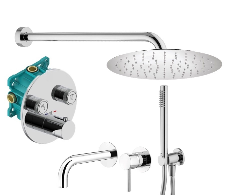 

Душевой комплект Plumberia Selection Ps Box KITPSB02CR210 хром, Box