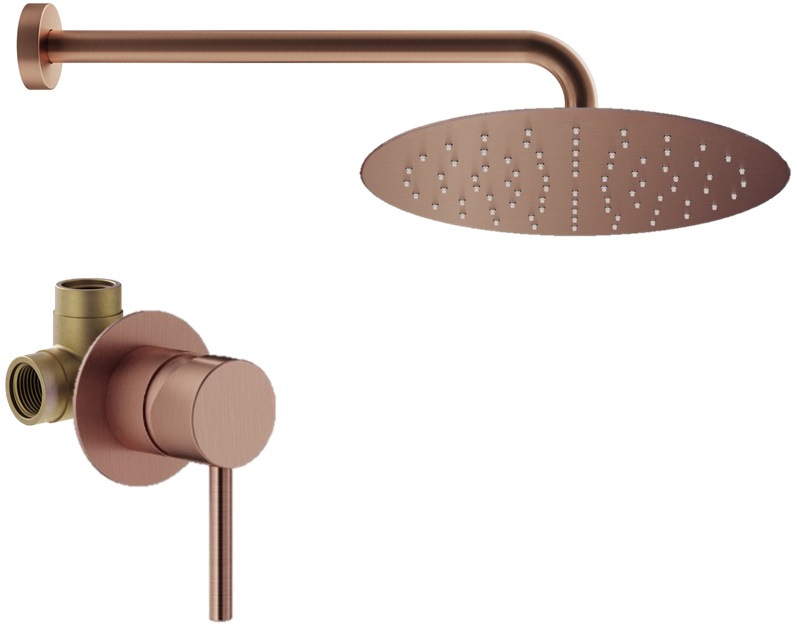 

Душевой комплект Plumberia Selection Ixo KITXO01RS медь брашированная, KITXO01RS