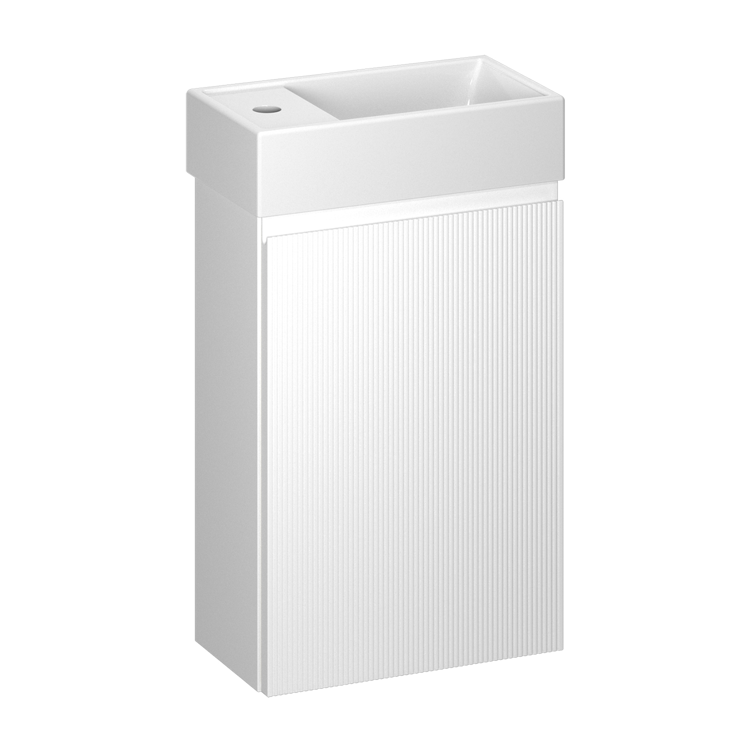 

Тумба с раковиной Wellsee WC Area 40 подвесная, белый матовый (раковина 151802000), WC Area 40 221801000