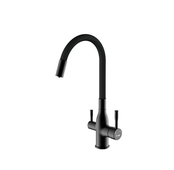 

Смеситель для кухонной мойки Frap H69 F4396-6, Черный, H69 F4396-6