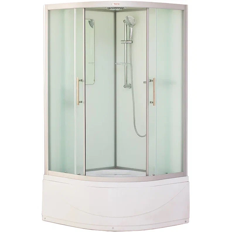 

Душевая кабина Esbano Elegancia EST-80CRB 80x80x210 с высоким поддоном и крышей, EST-80CRB
