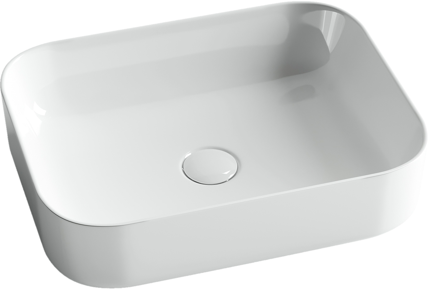 

Раковина Ceramicanova Element CN6011 накладная 50х39х13 см, Белый, Element CN6011