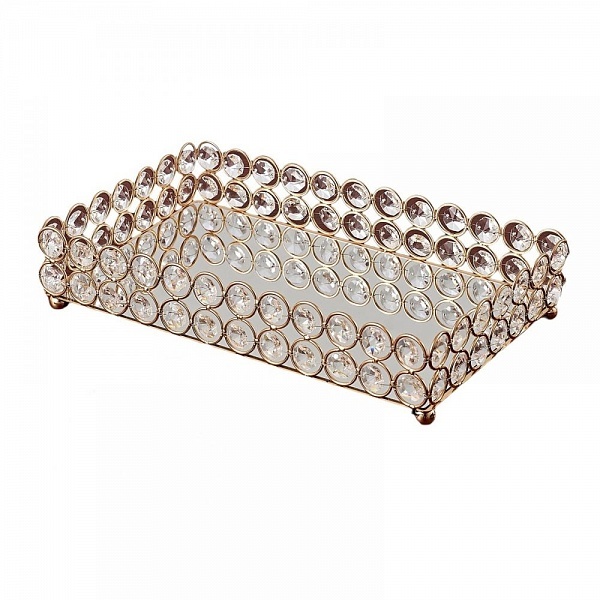 

Подставка для предметов Kassatex Crystal Round Gold CRD-STR-GD, Золото, Gold CRD-STR-GD