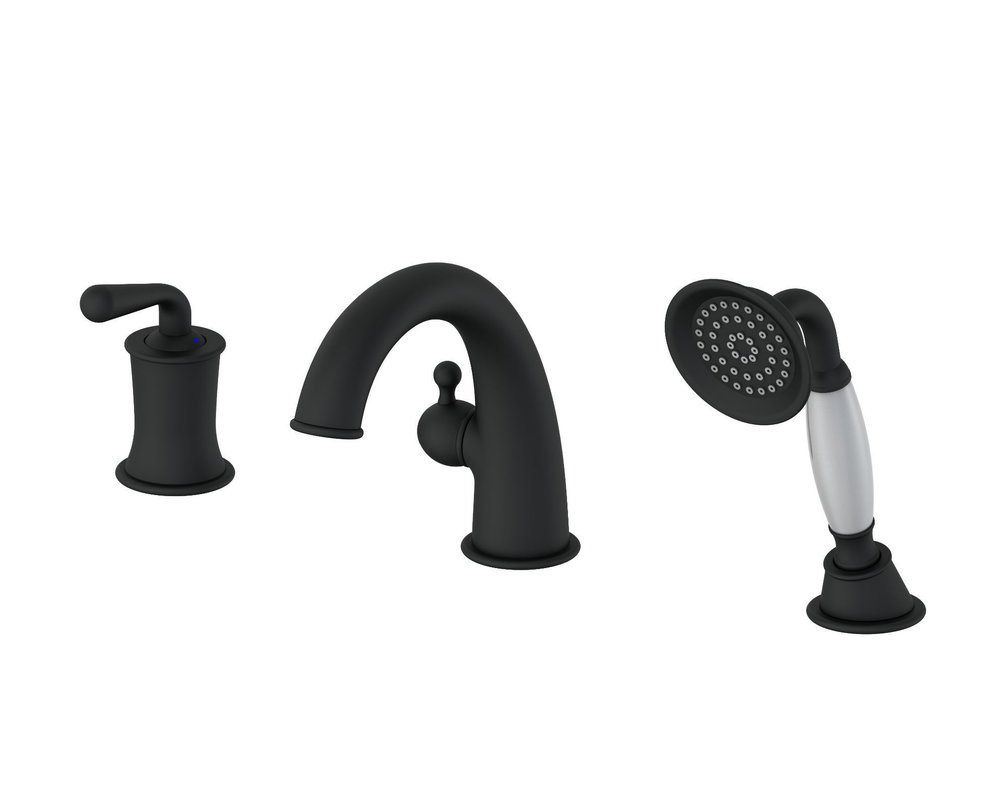 

Смеситель на борт ванны Wonzon & Woghand WW-88659008-MB черный, WW-88659008-MB