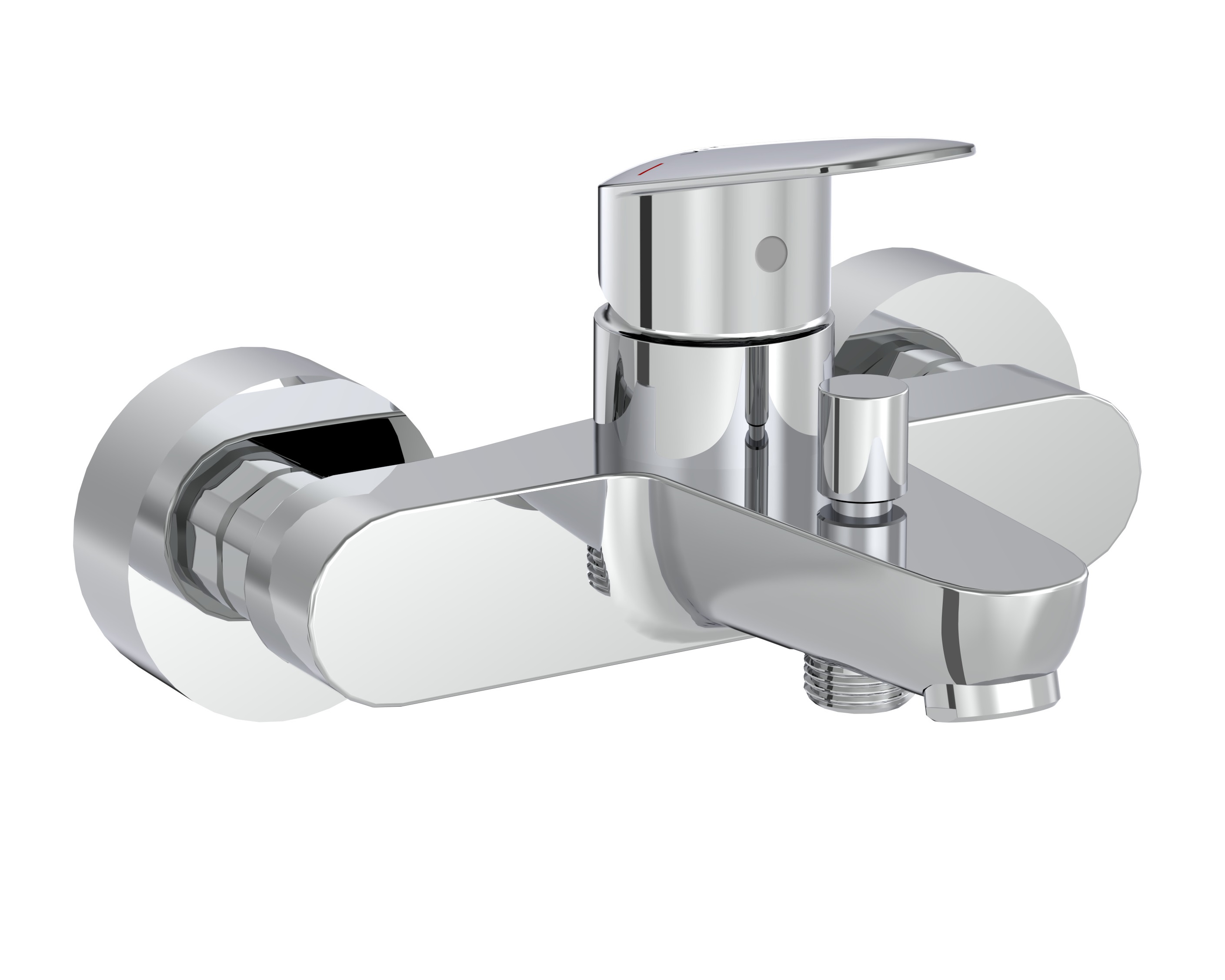 

Смеситель VitrA Flow Round A43057EXP для ванны с душем, хром, A43057EXP