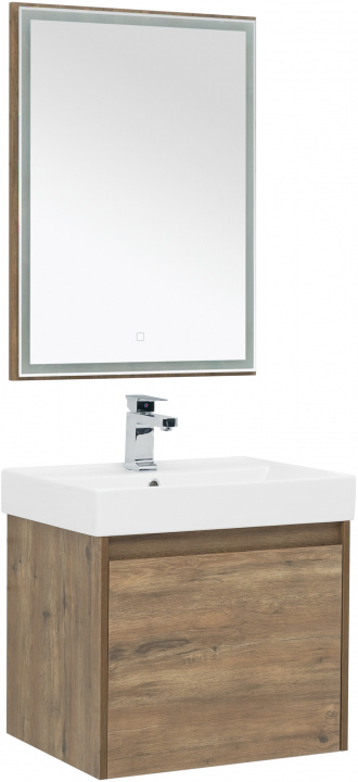 

Мебель для ванной Aquanet Nova Lite 60 дуб рустикальный (1 ящик), Коричневый, Nova Lite 00249511