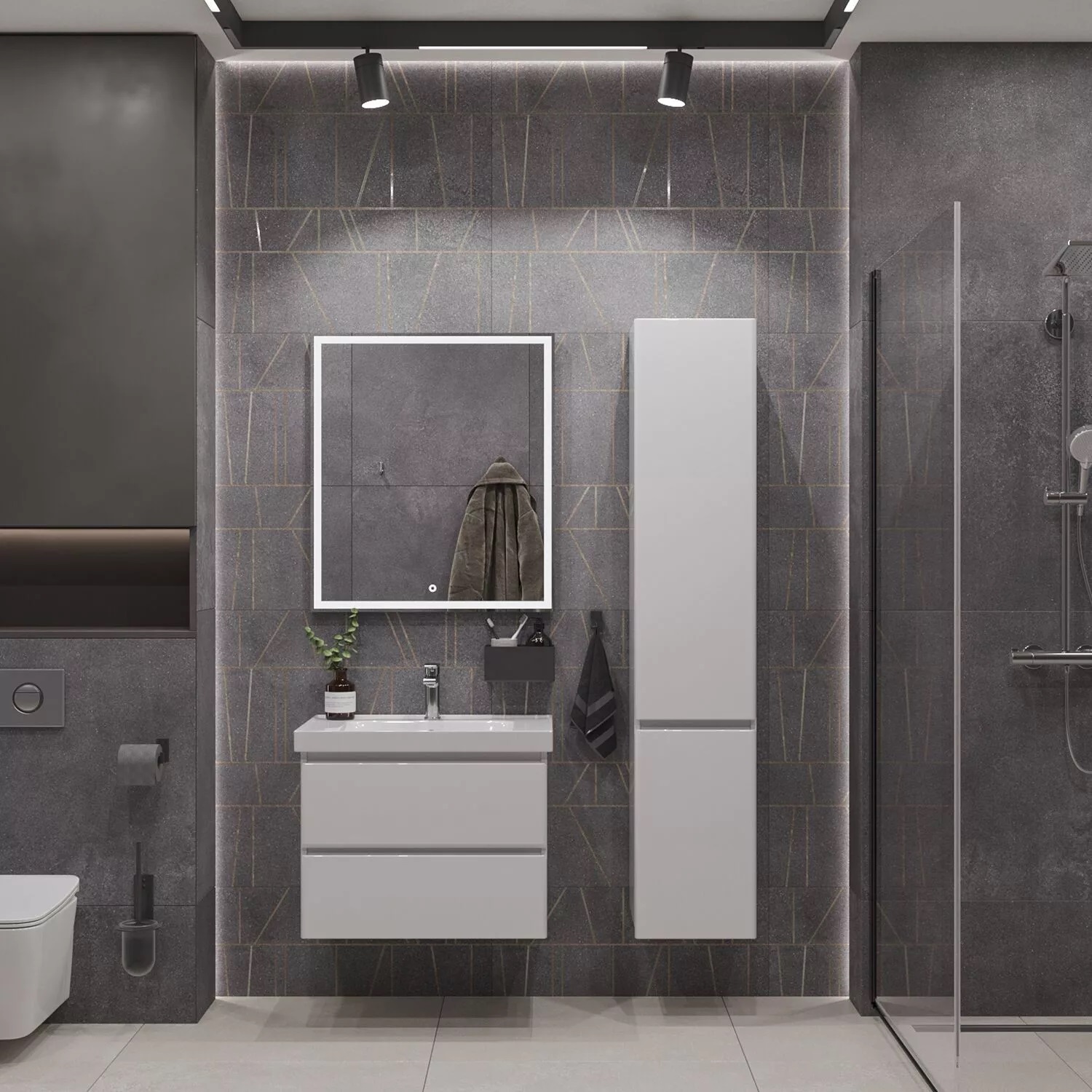 

Мебель для ванной Sanstar Arista 60 подвесная
