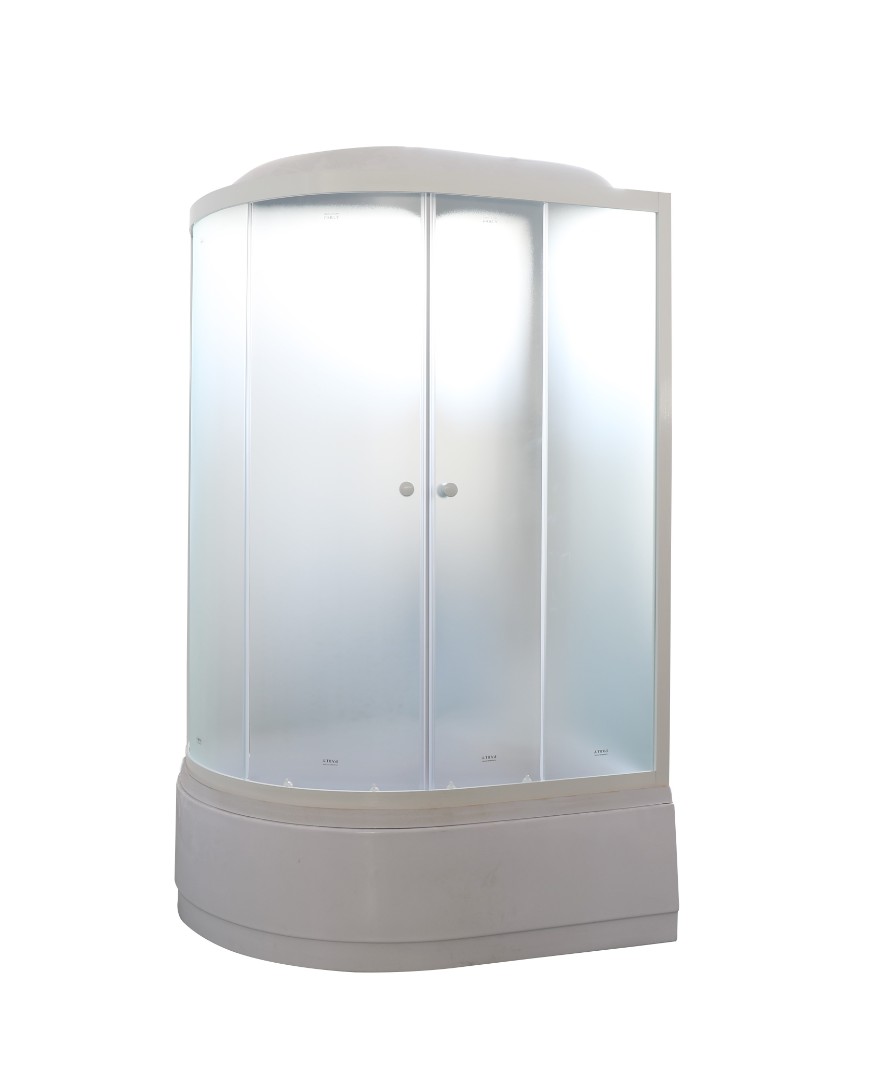 

Душевая кабина Parly EF1221R 120х90 правая профиль белый, стекло матовое, EF1221R