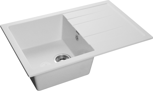 

Мойка кухонная GranFest Quadro Q-780L иней, Белый, Q-780L иней