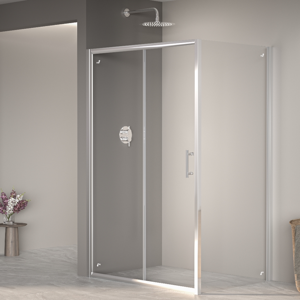 

Душевой уголок RGW Passage PA-145 90x100х185 профиль хром, стекло прозрачное, Passage PA-145