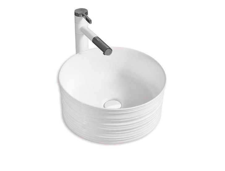 

Раковина CeramaLux W1532 накладная, Белый, N W1532